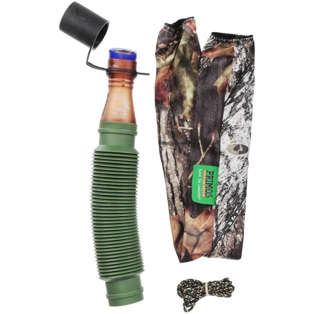 Primos Hunting BULL HORN‎ Elk Bugle Call Blue Reed Brand New